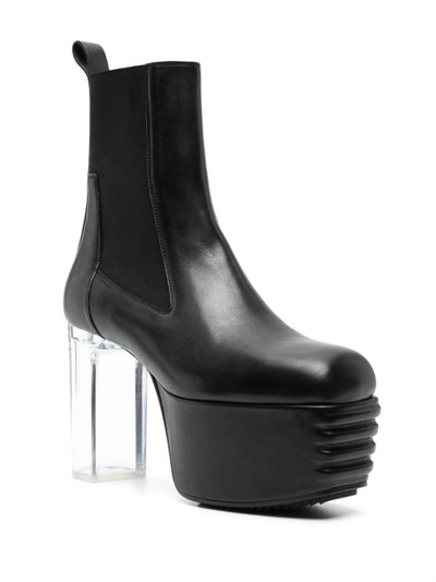 Rick Owens Minimal Grill 120mm leather boots outlook