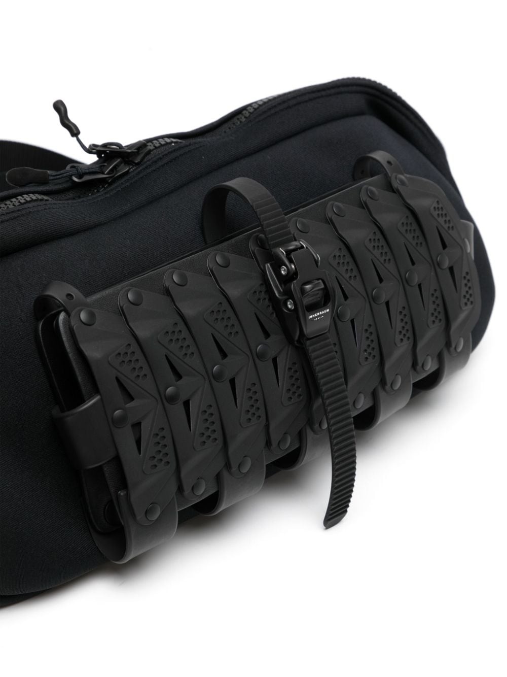 logo-print messenger bag - 3