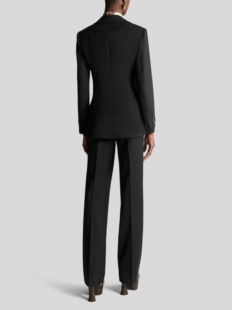 SLIM JACKET WITH PAISLEY EMBROIDERY 4