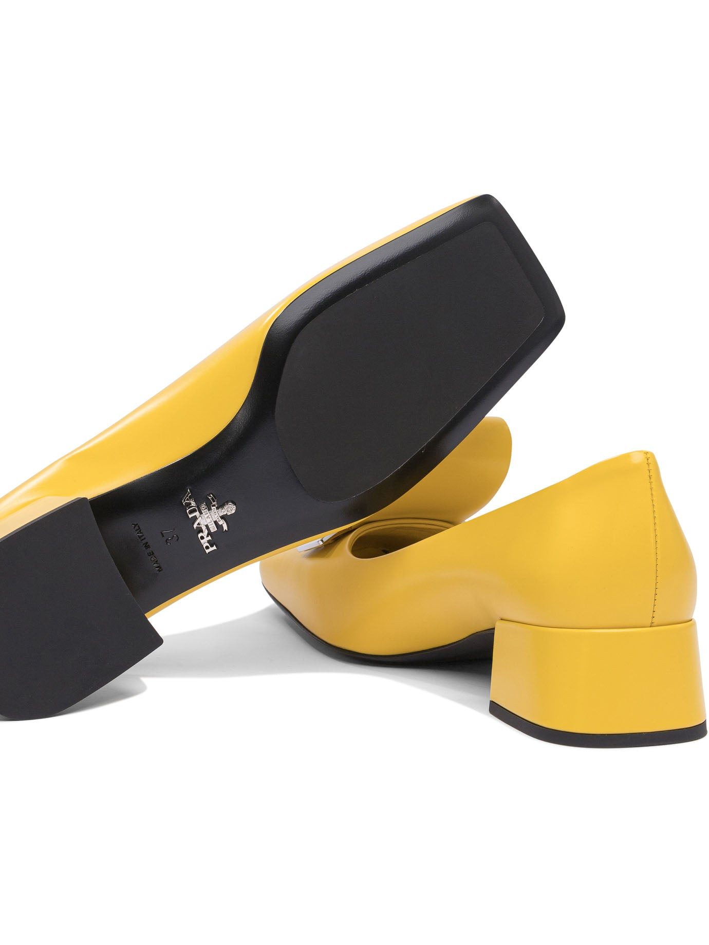 Prada Brushed Leather Pumps 35 Mm - 5