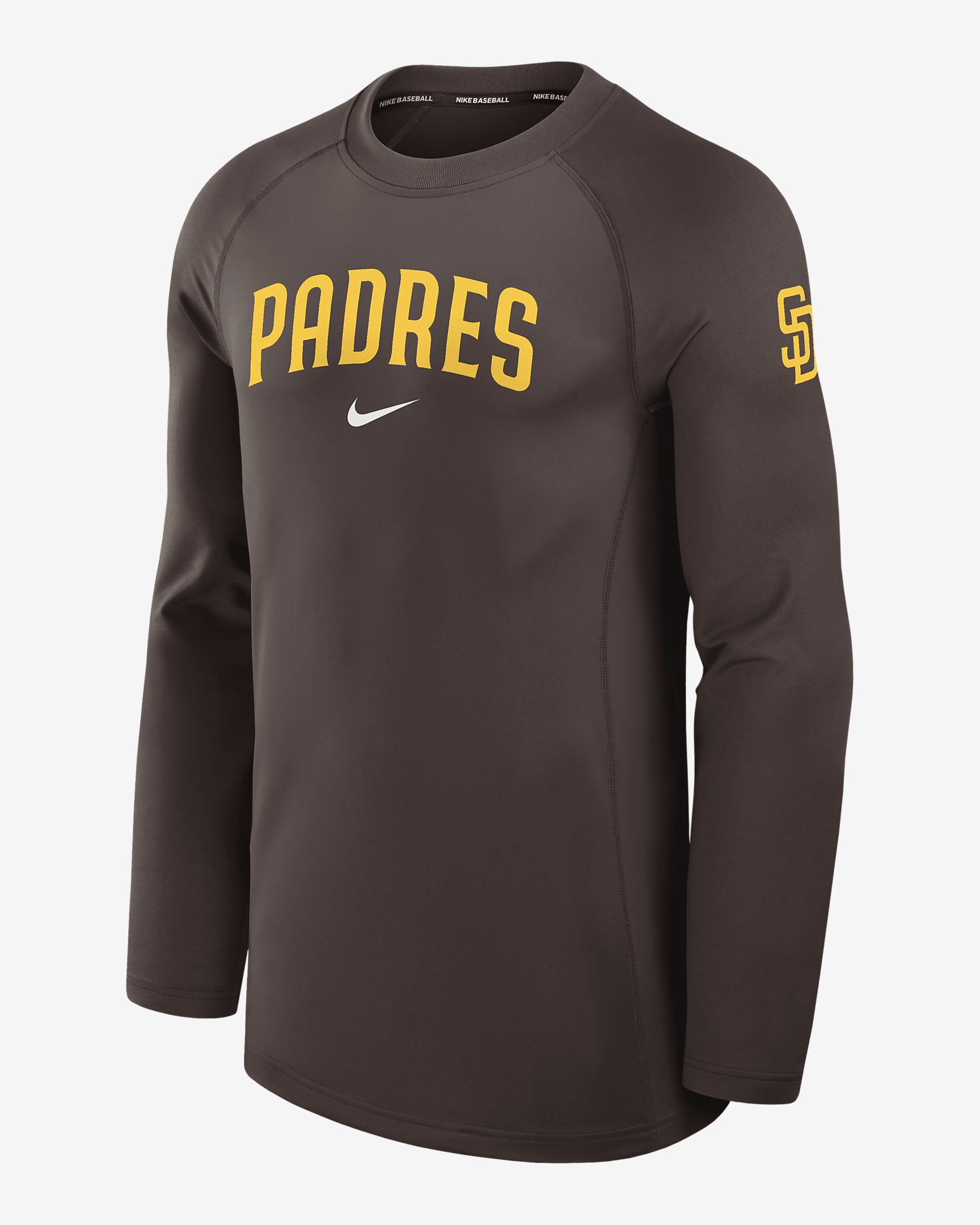 San Diego Padres Authentic Collection Game Time Nike Men's Dri-FIT MLB Long-Sleeve T-Shirt - 1