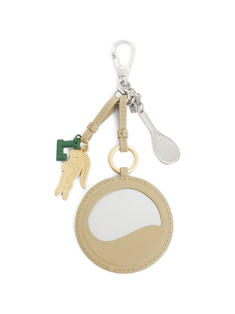 LACOSTE charm-detail keyring outlook