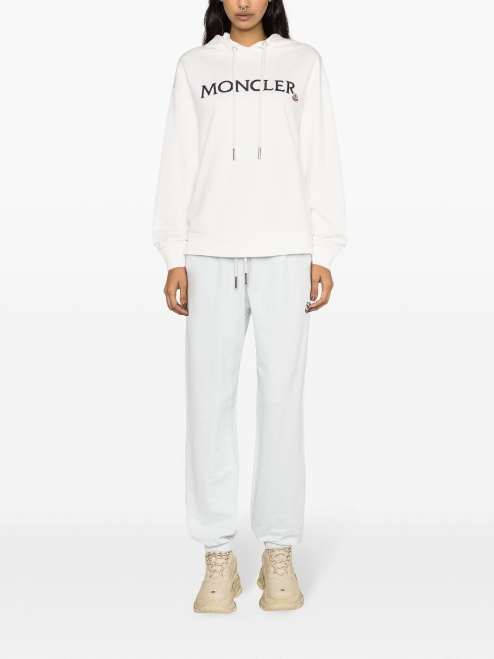 mid-rise logo-patch track pants - 2