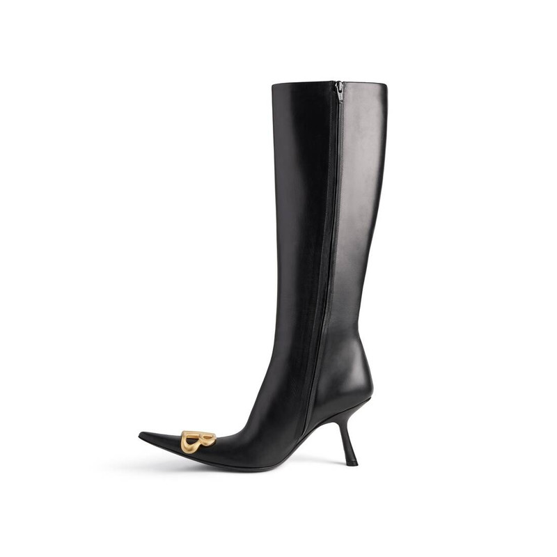 BALENCIAGA Women's Flex Bb 90mm Boot in Black outlook