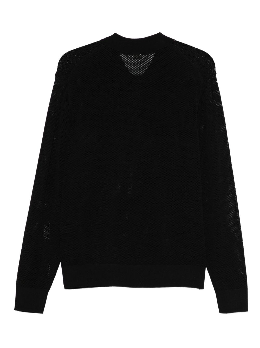 mesh polo top - 2