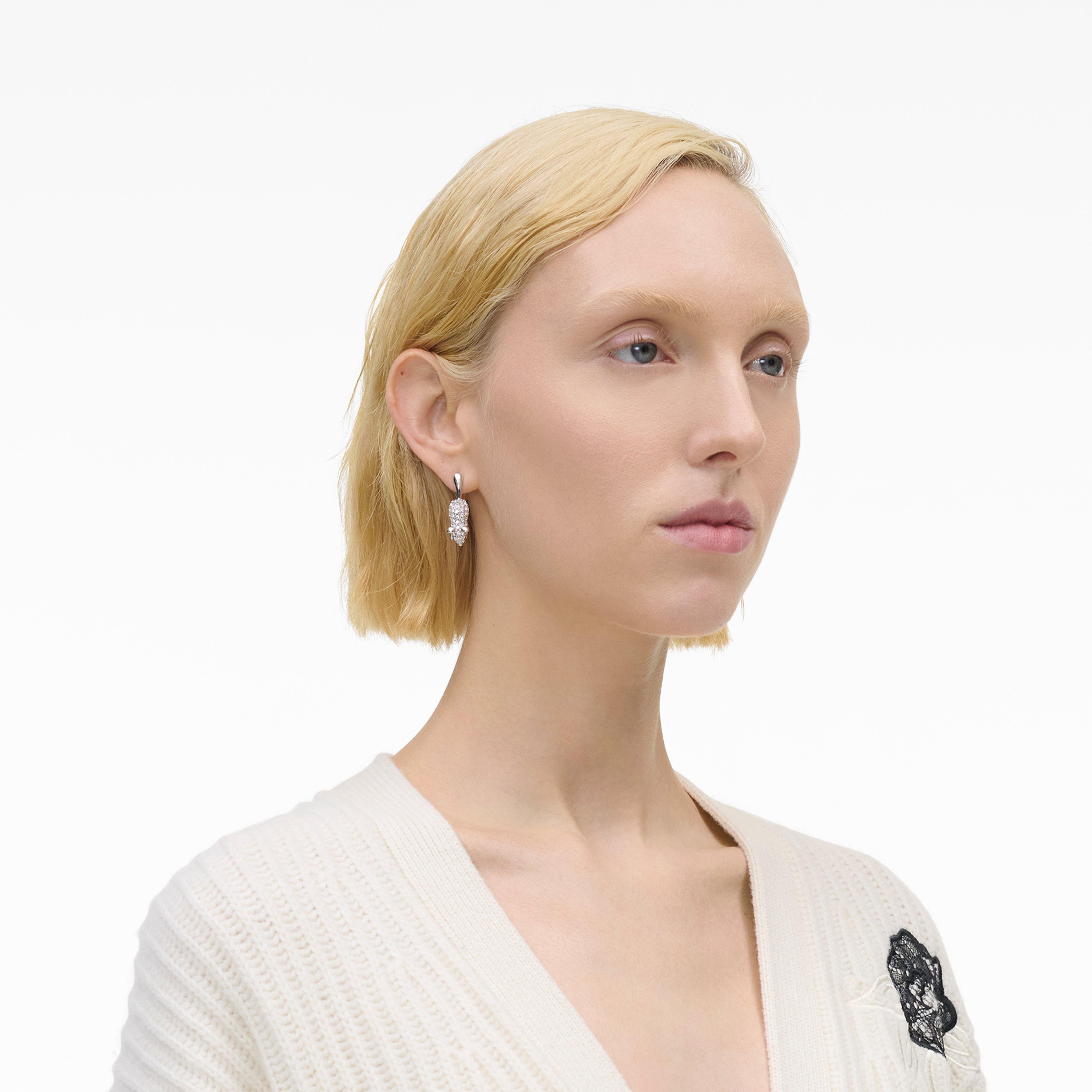 THE CAT AND MOUSE CRYSTAL EARRINGS - 3