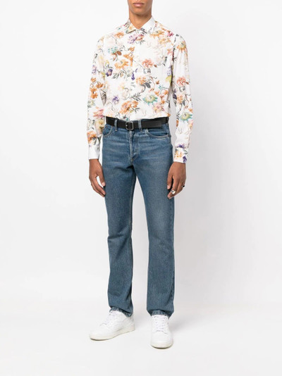 Etro floral-print long-sleeve shirt outlook