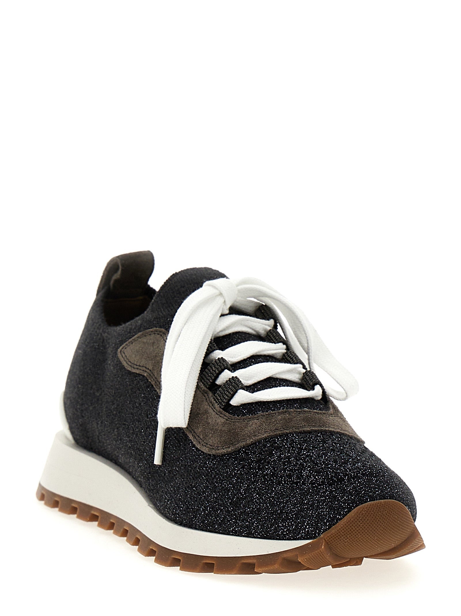 Lurex Sneakers Gray - 2