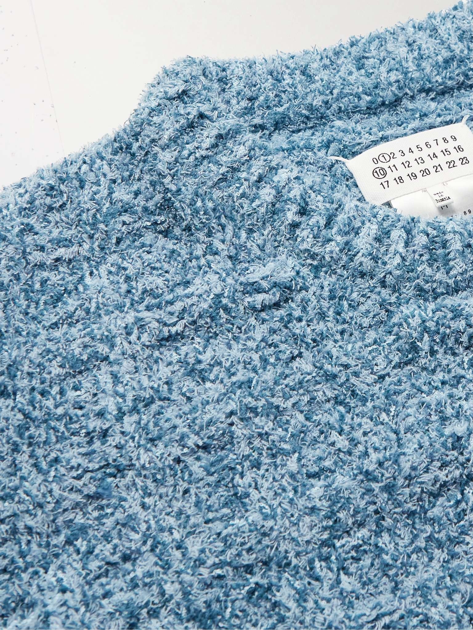 Cotton-Blend Bouclé Sweater - 5
