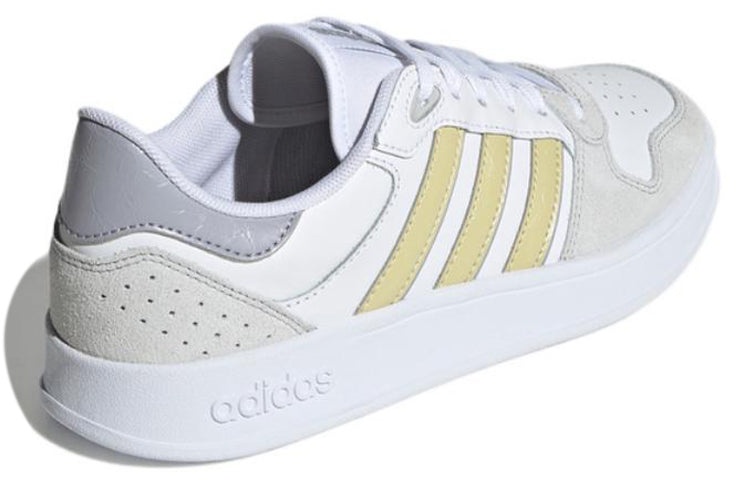 (WMNS) adidas Neo Breaknet Plus 'White Gray Yellow' GX8206 - 4