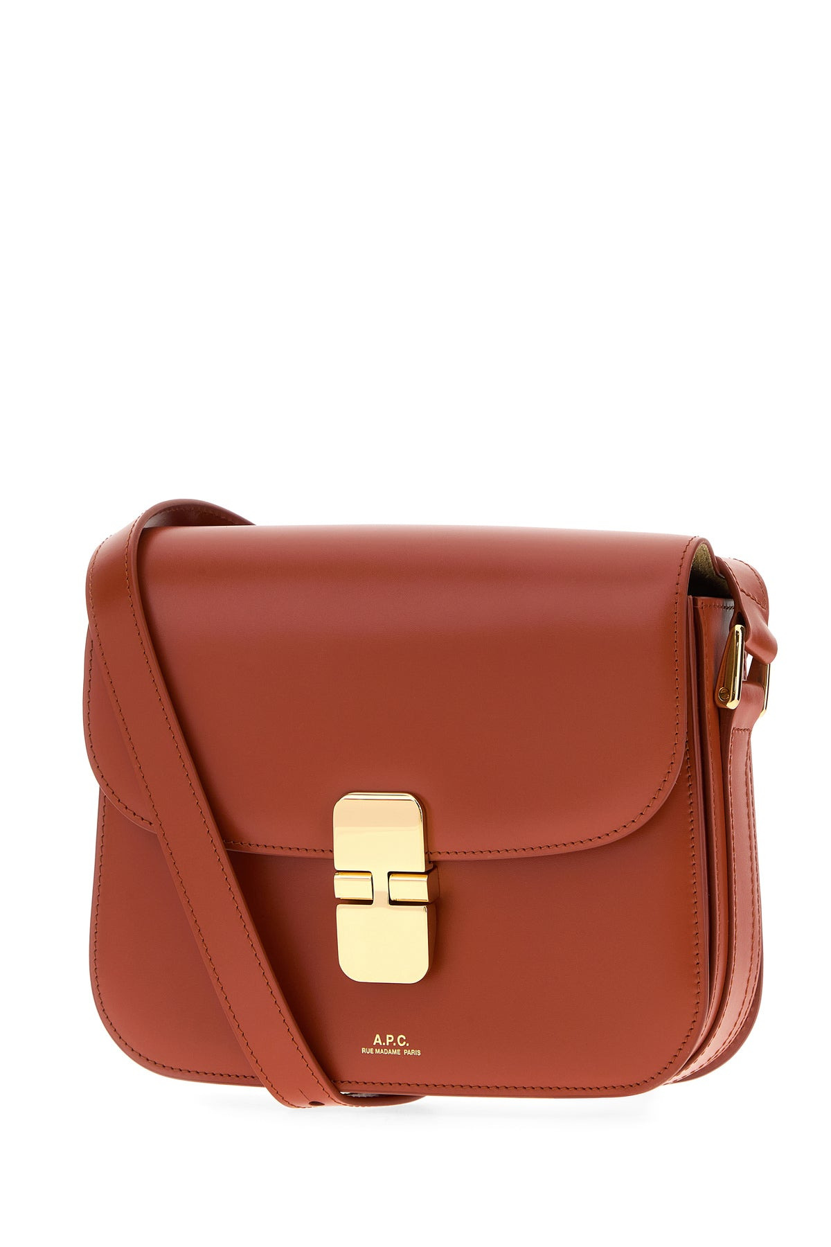 Brick leather small Grace crossbody bag - 2