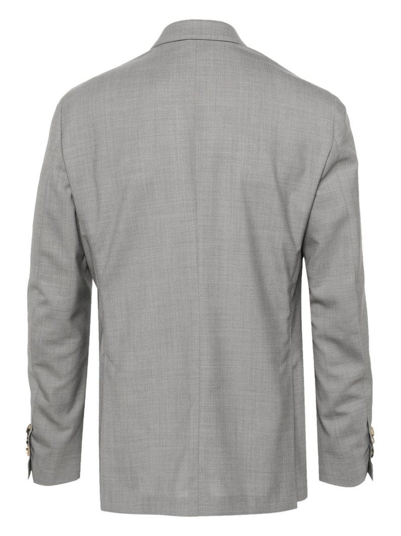 LARDINI double-breasted wool suit outlook