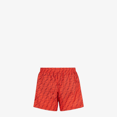 FENDI Red Lycra® shorts outlook