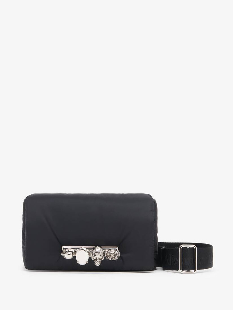 Men's The Puffy Knuckle Bum Bag in Black - 1