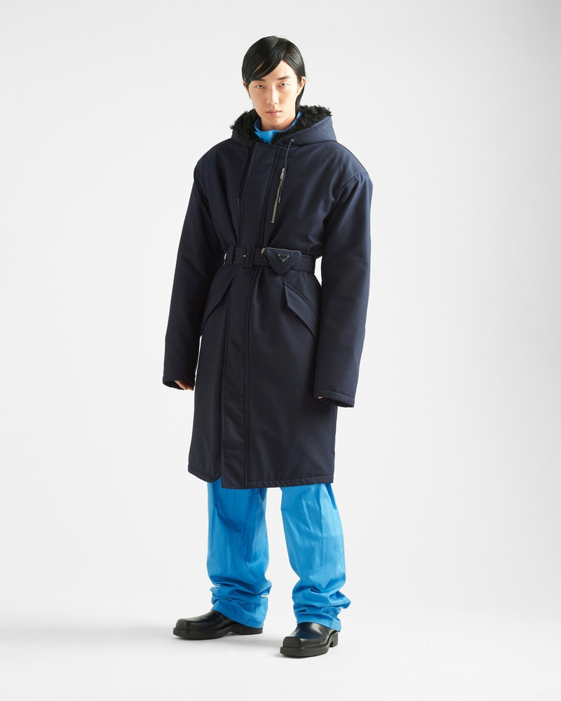 Prada Technical canvas raincoat outlook