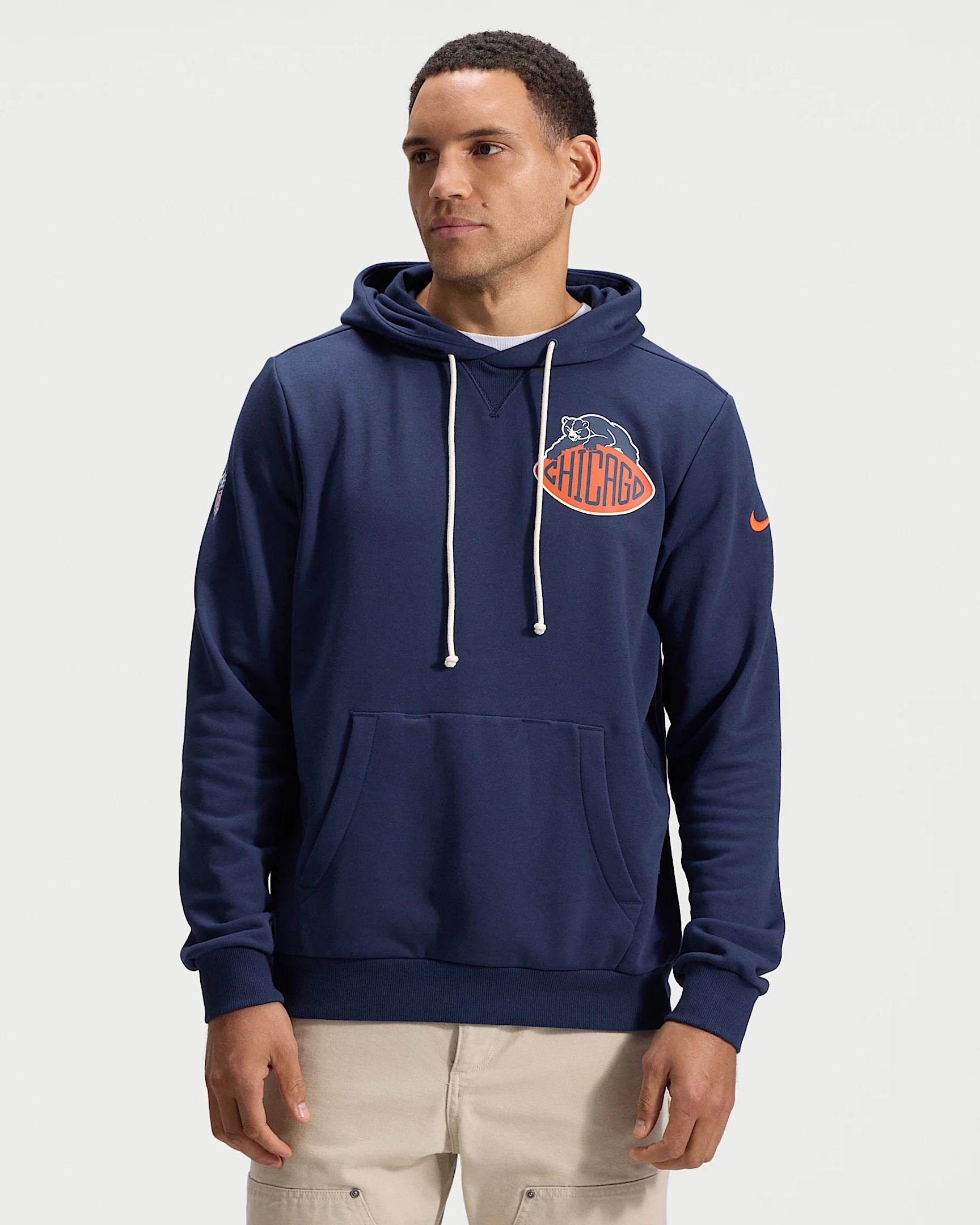 Chicago Bears Rivalries Collection Sideline Men's Nike Dri-FIT NFL Pullover Hoodie - 1
