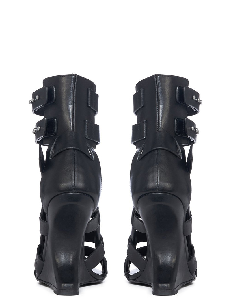 Cantilever leather sandals 4