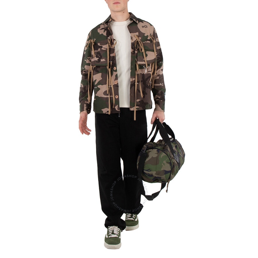 Reese Cooper Men's Camo Modular Pocket Button Down Shirt - 3