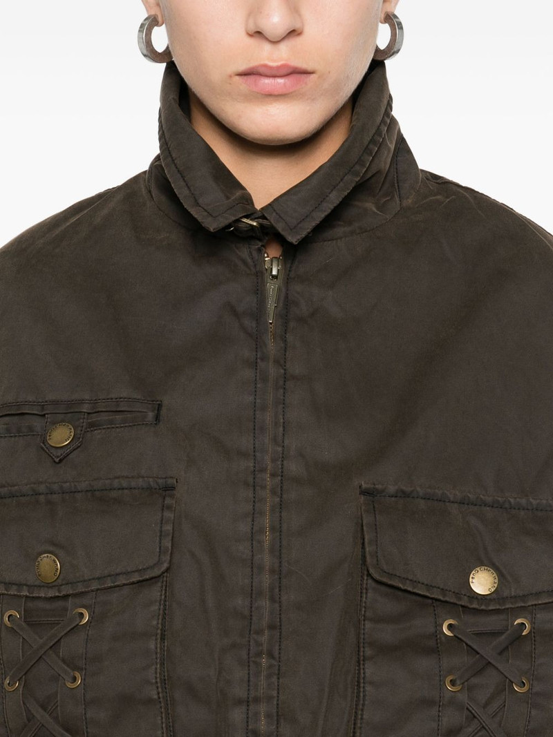 lace-up pocket jacket 5