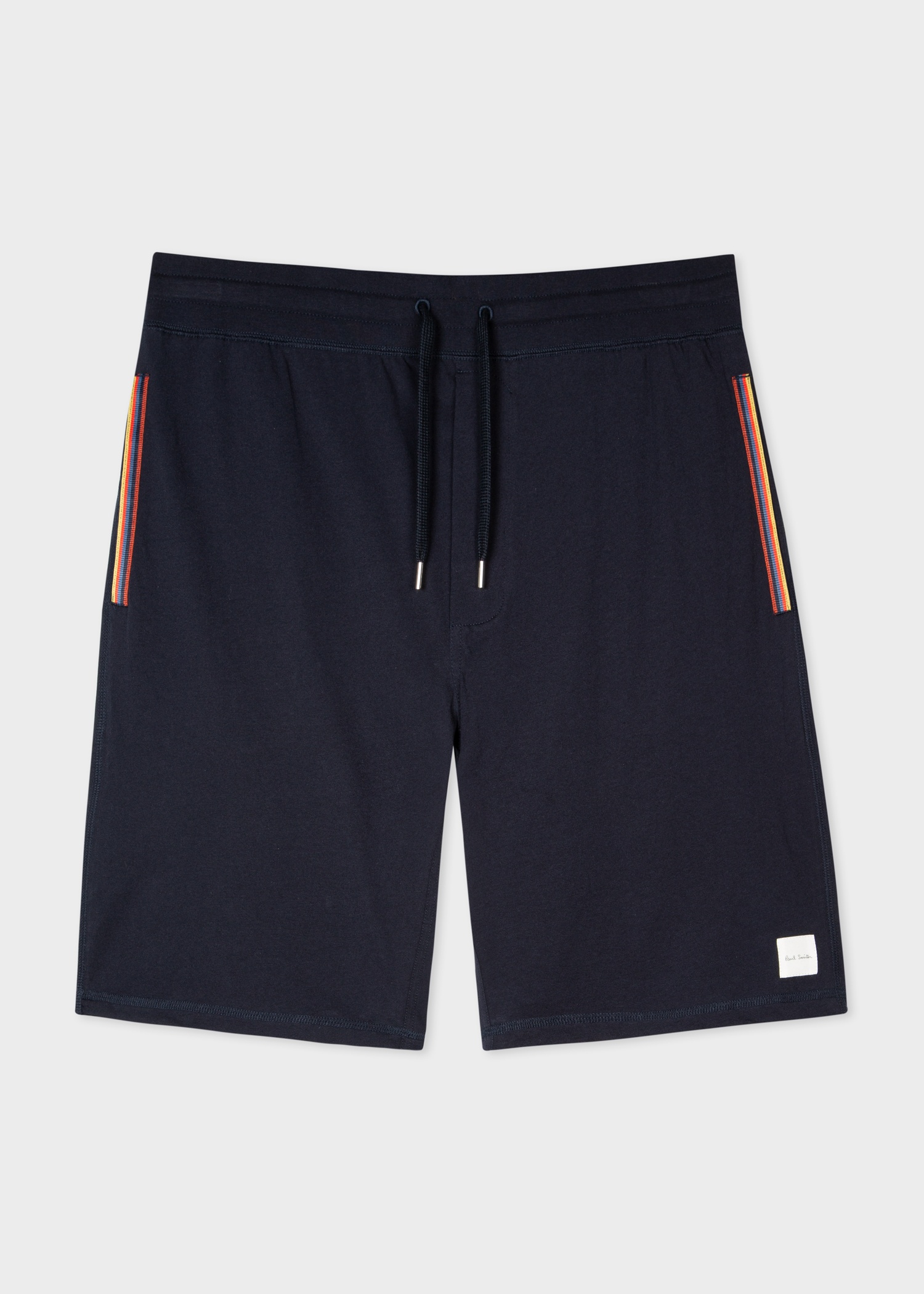 Navy Jersey Cotton Lounge Shorts - 1