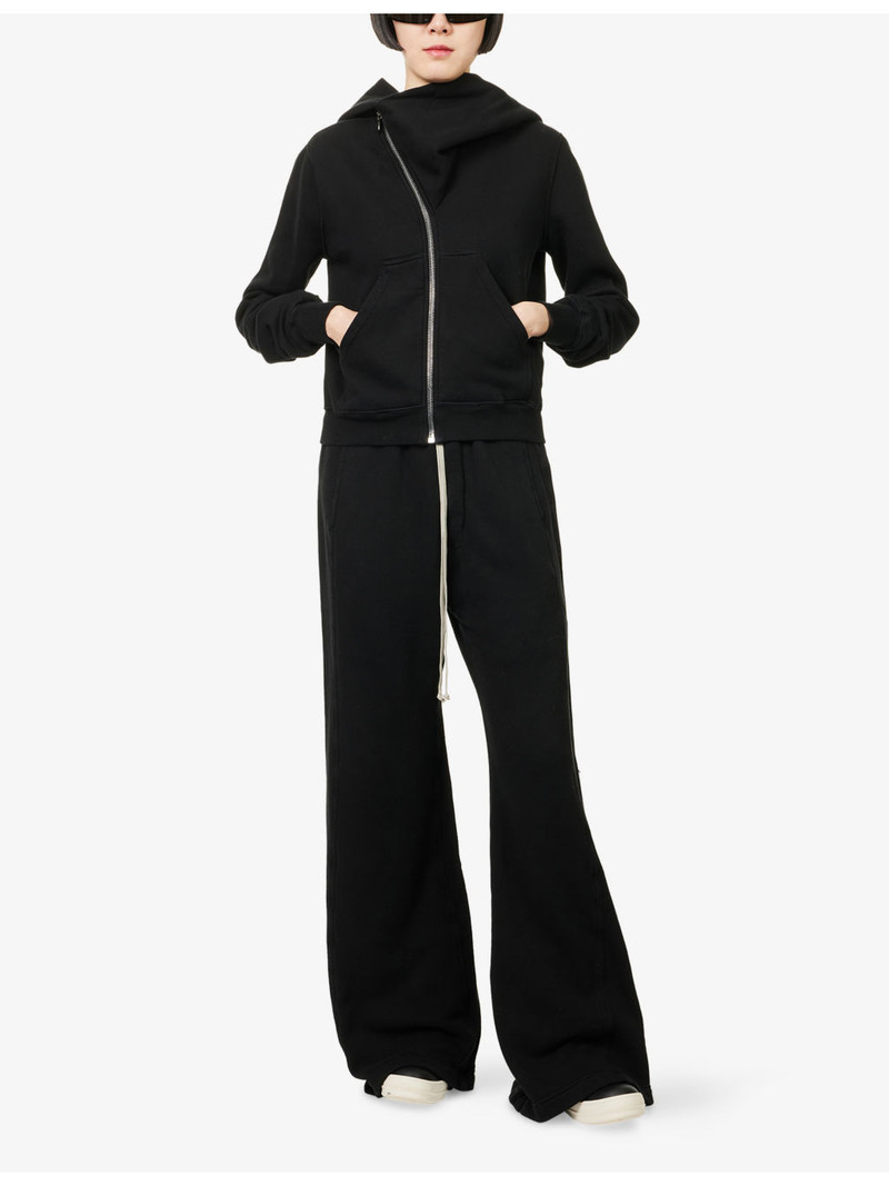 Rick Owens DRKSHDW Mountain Zip-Through Cotton-Jersey Hoody outlook