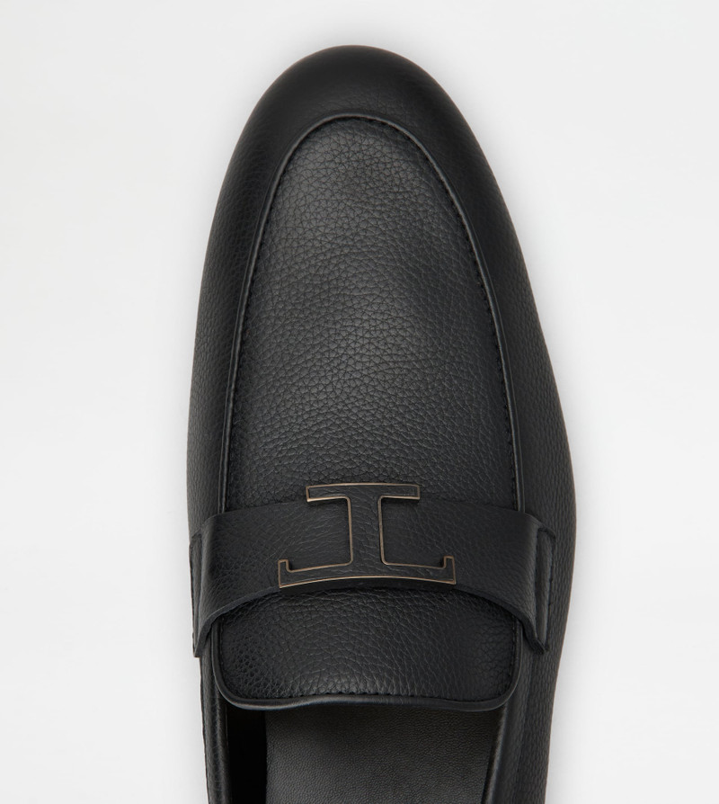T TIMELESS LOAFERS IN LEATHER - BLACK 5