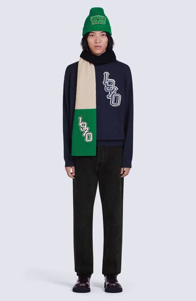 KENZO 'College Patch' wool scarf outlook