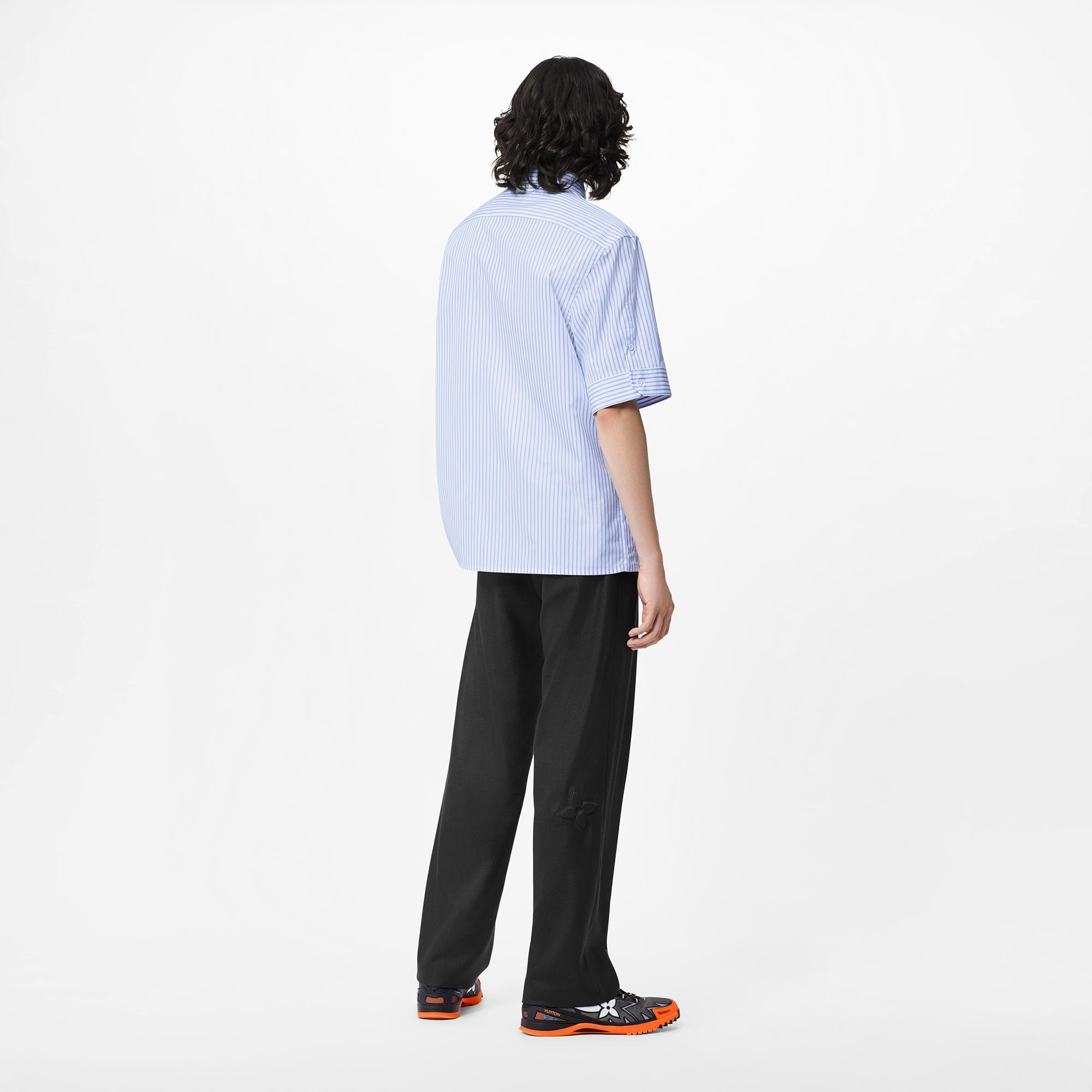 Embroidered Vuitton Short-Sleeved Shirt - 5