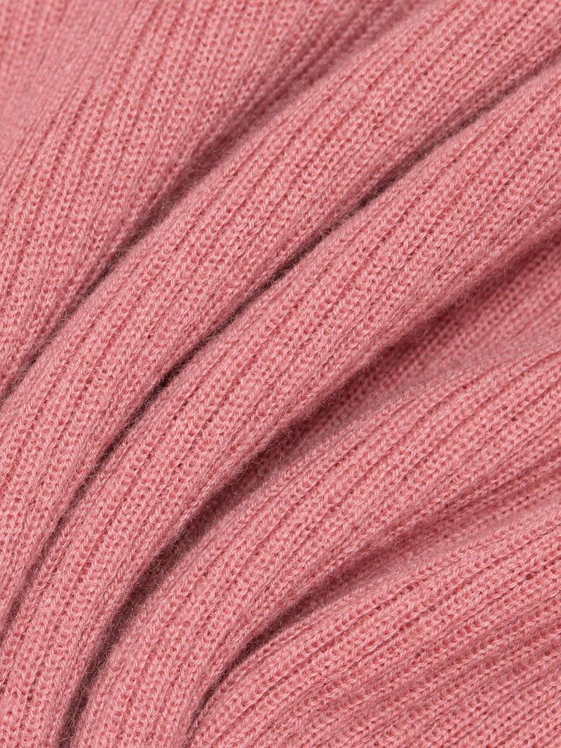 Women's Hutton Ribbed Cashmere Sweater - Guava 7