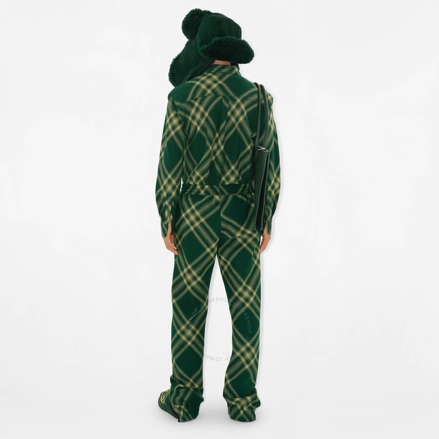 Burberry Check Wool Jogging Pants - 5