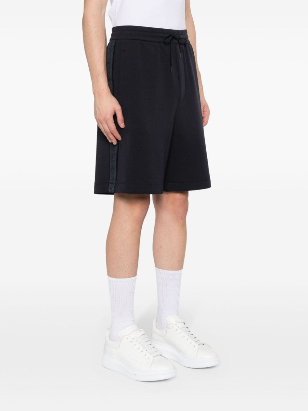 logo-band track shorts - 3