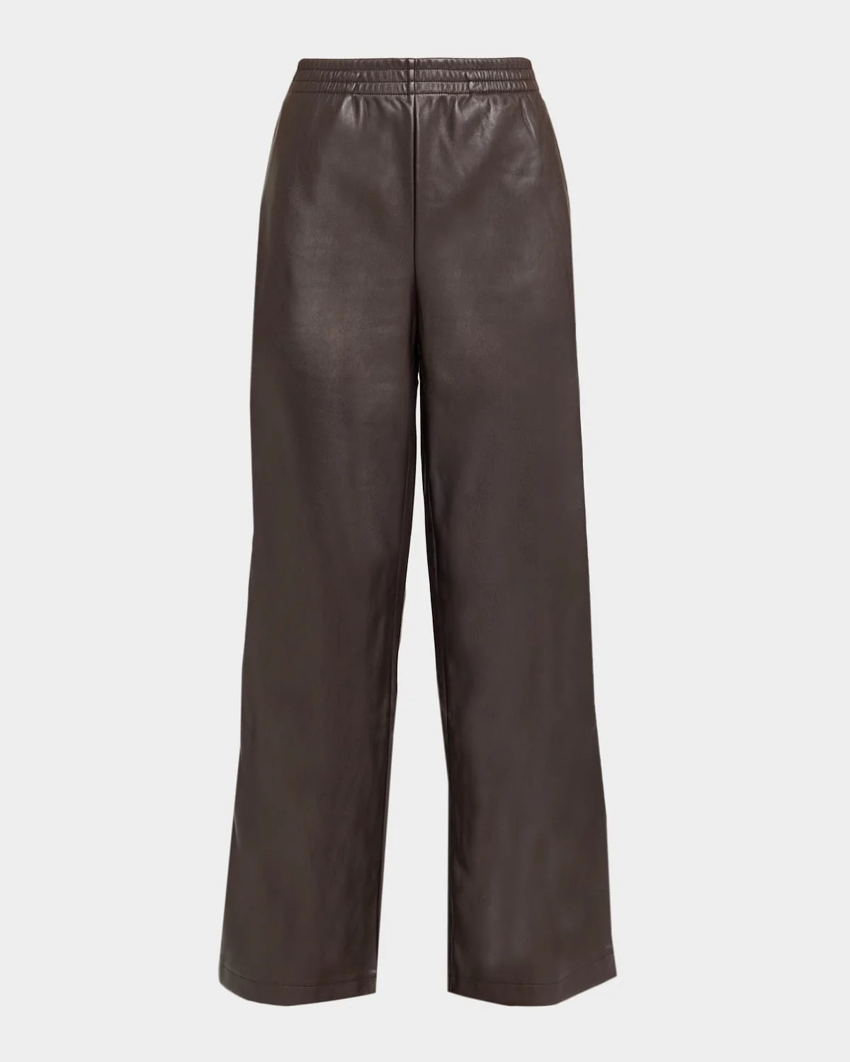 Twilight Vegan Leather Wide-Leg Pants - 1