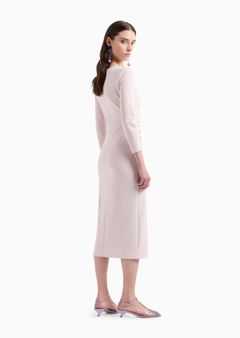 Milano-stitch fabric midi tube dress 3