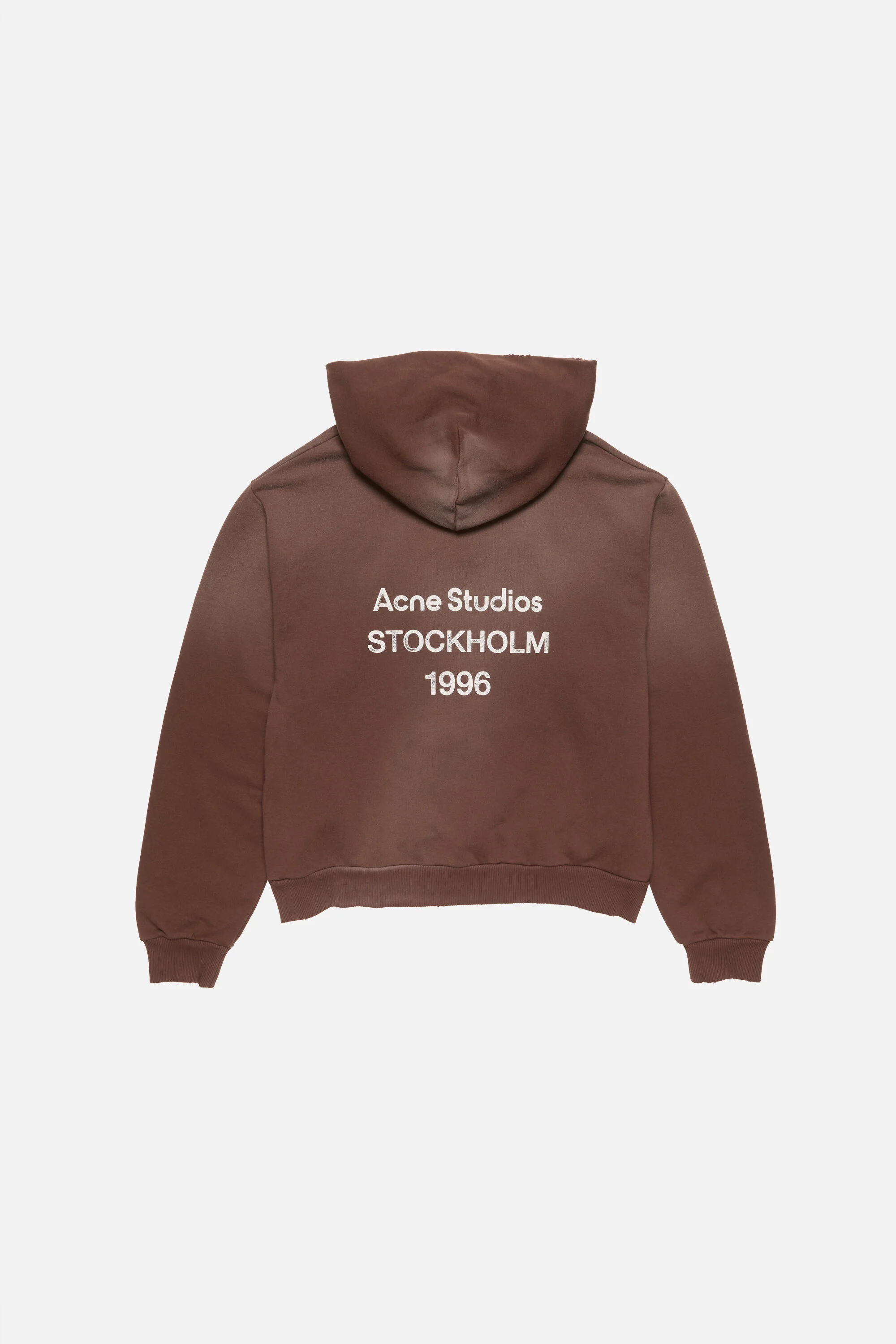 Logo hooded sweater - Chocolate brown - 1