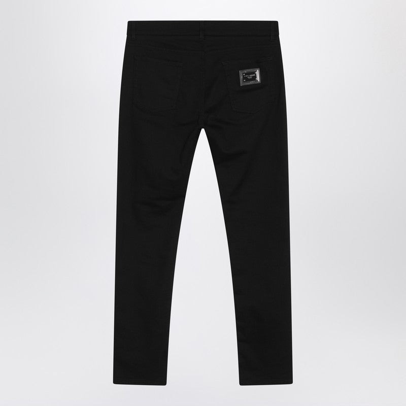 Dolce&Gabbana Slim Stretch Black Jeans Men - 2