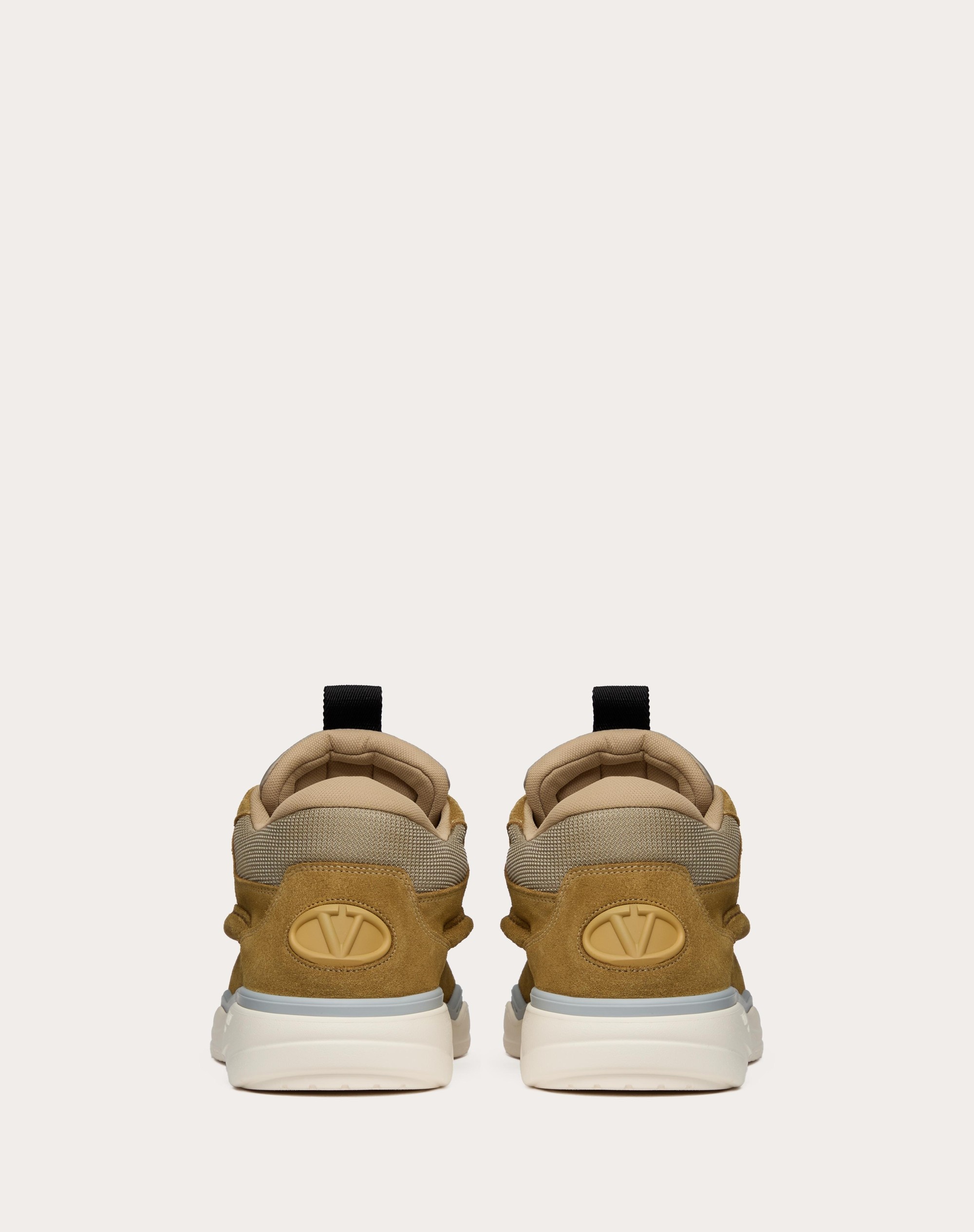 MID-TOP RUNBOOT SPLIT LEATHER SNEAKER - 3