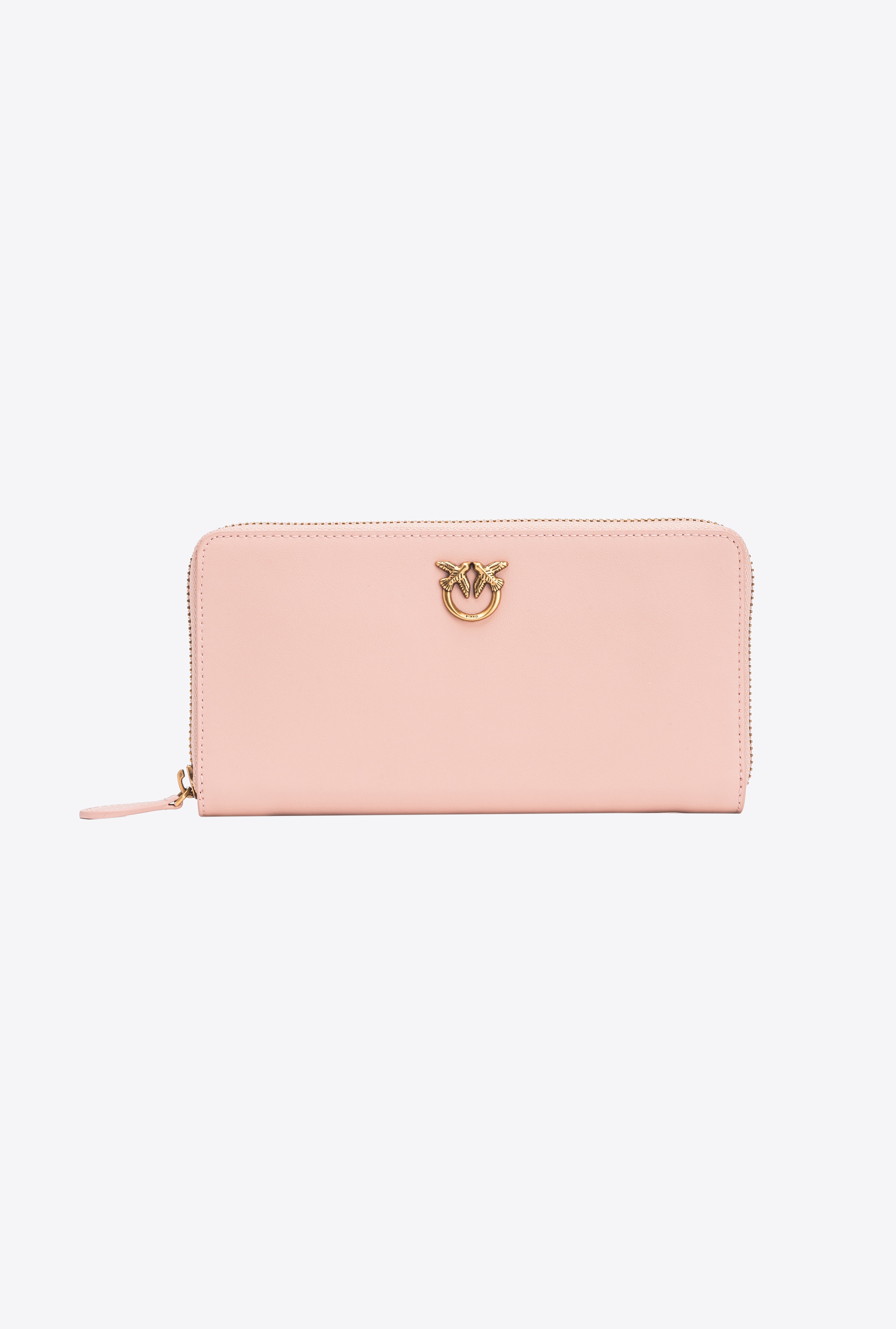 ZIP-AROUND LEATHER PURSE - 1