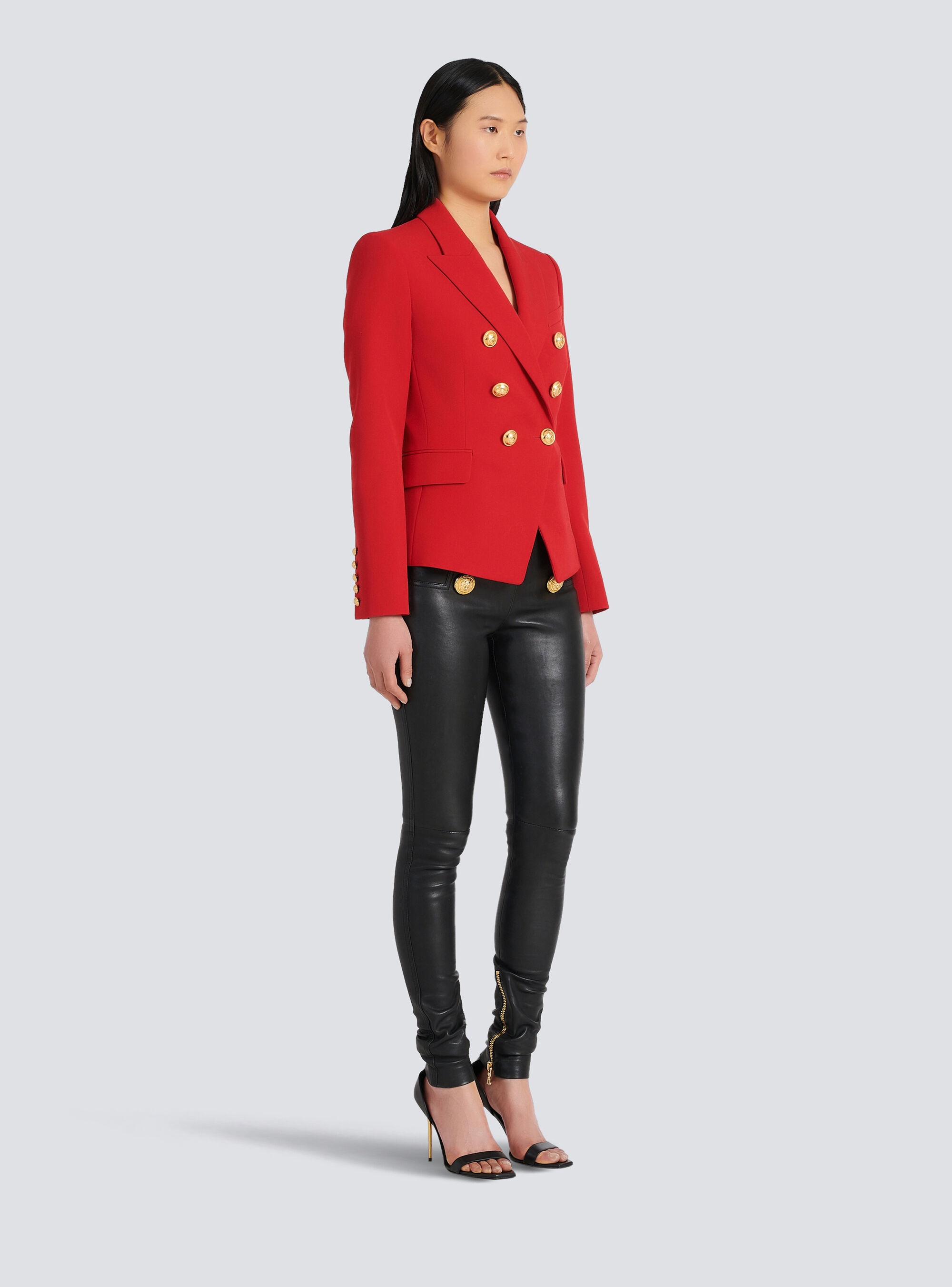 Grain de poudre double-breasted jacket - 5