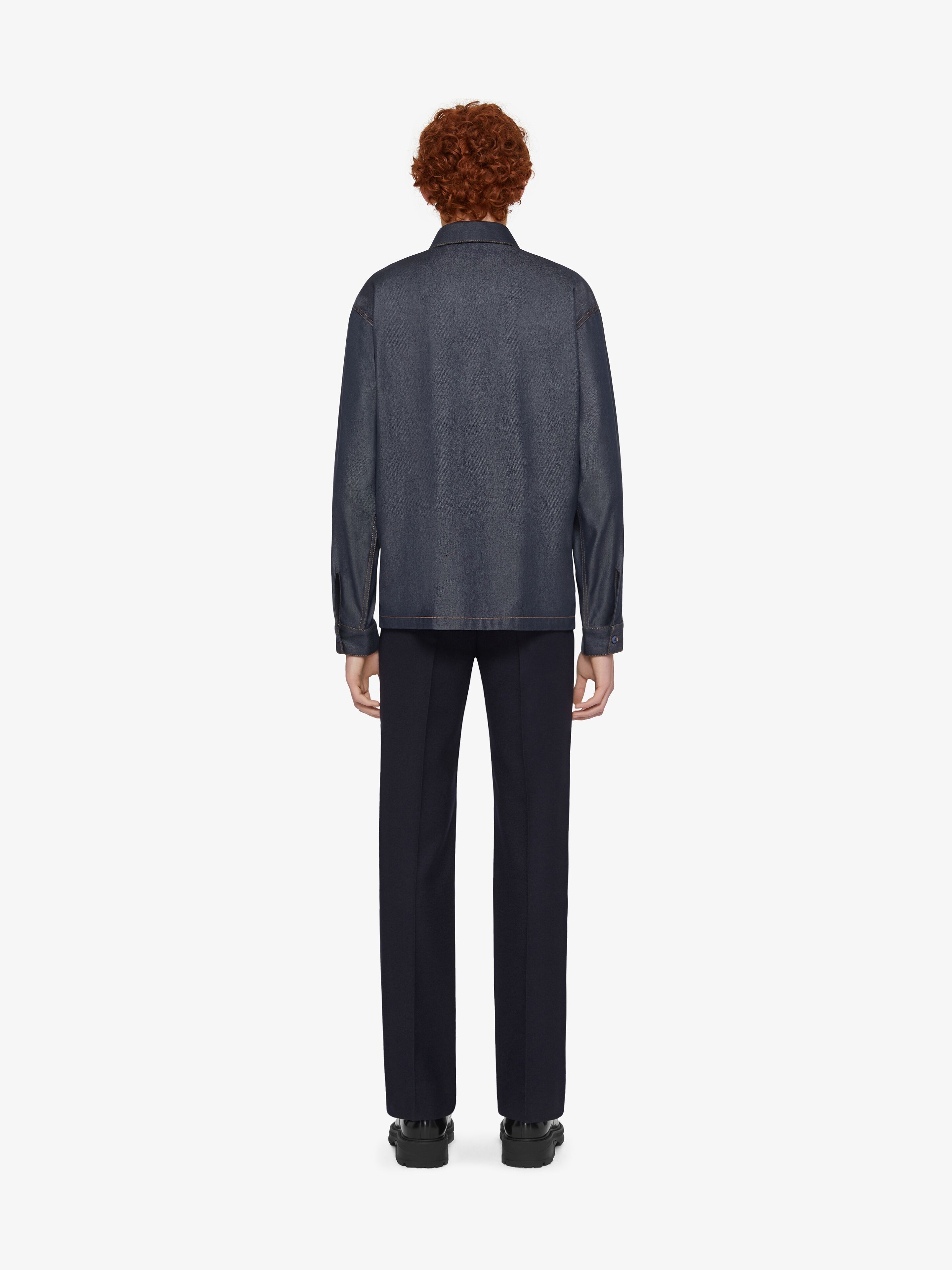SLIM FIT TAILORED PANTS IN WOOL - 4