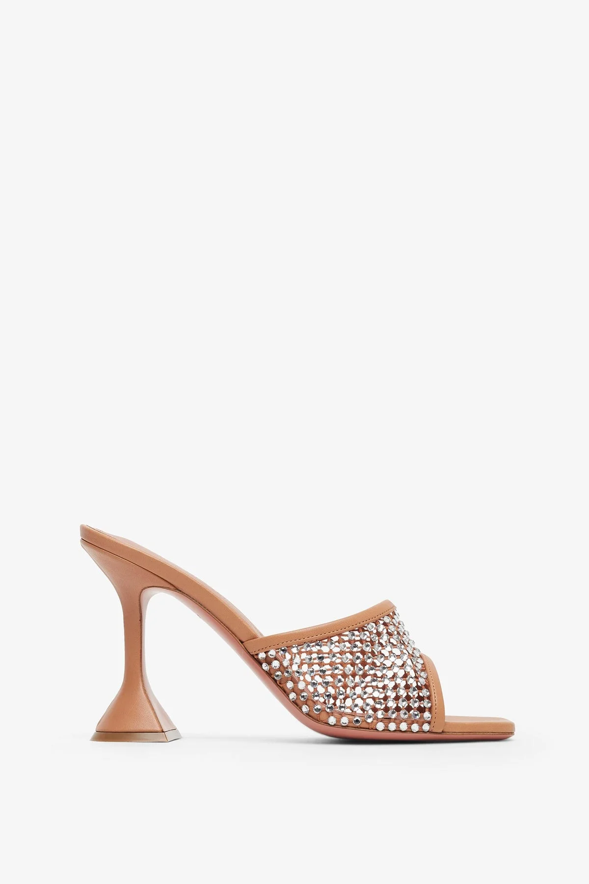 Lupita 95 beige crystal mules - 1
