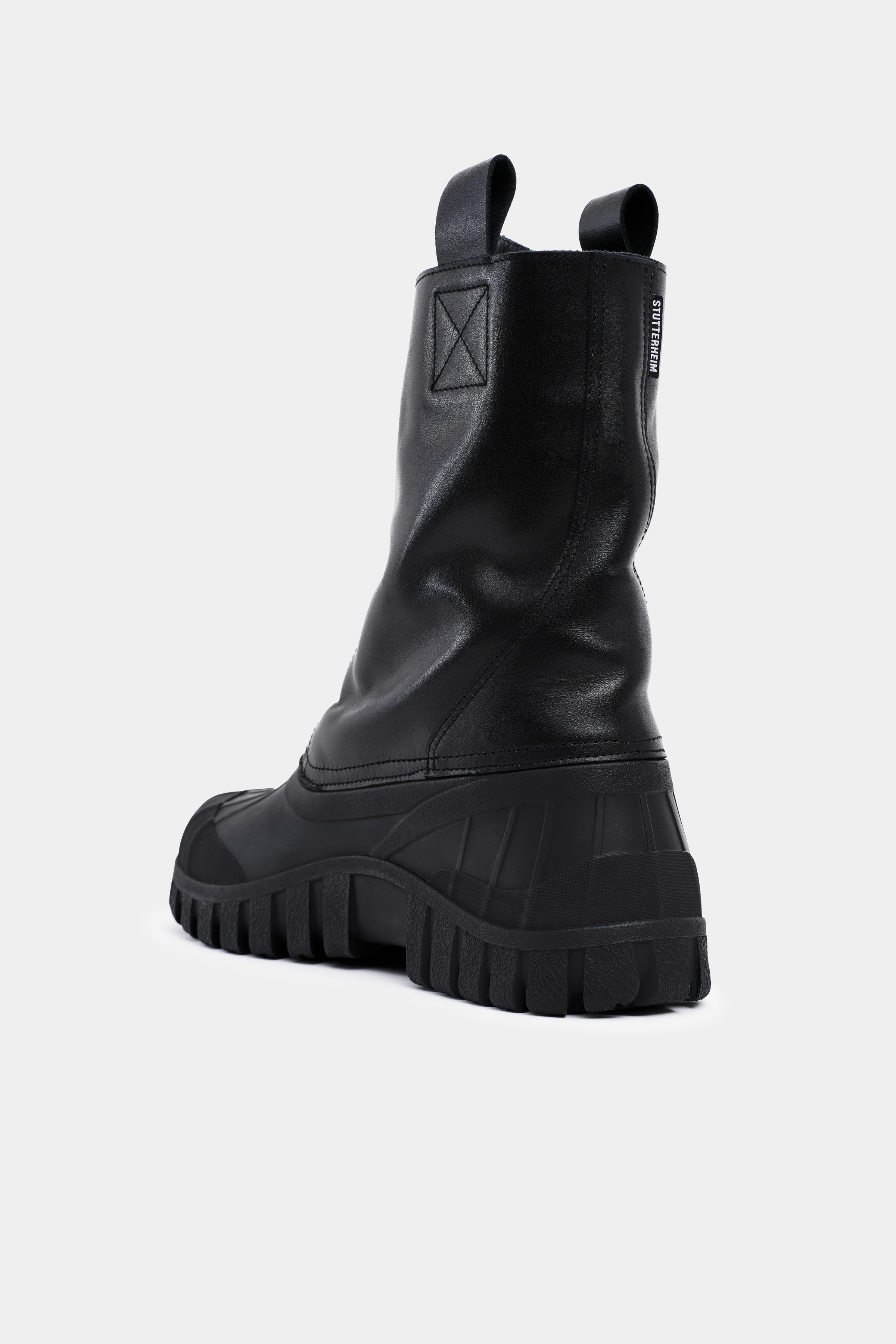Patrol Zip Boot Leather Black - 3