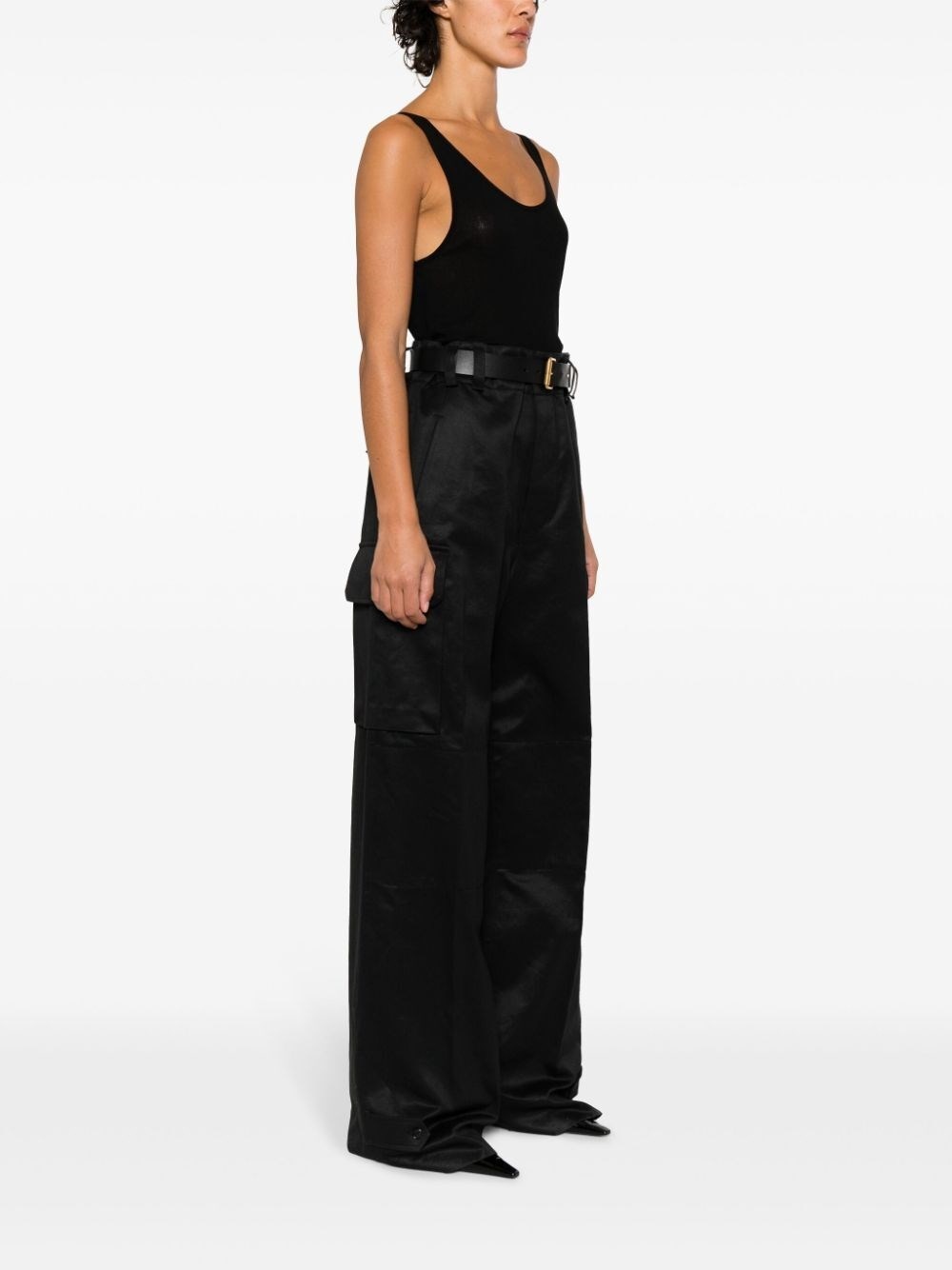 Wide Leg Pants - 4