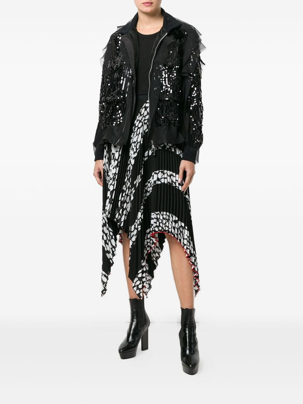 sequin bomber jacket - 2