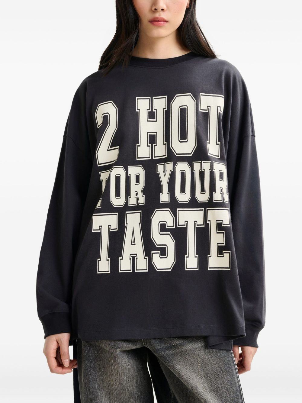 letter-print T-shirt - 3