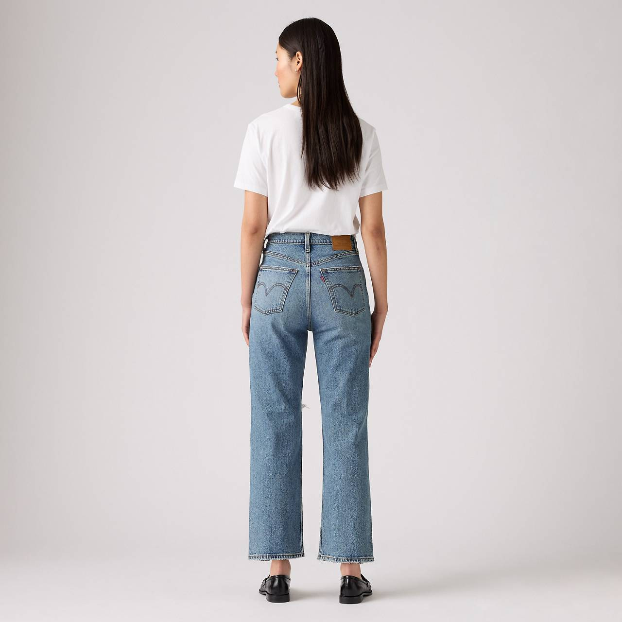 RIBCAGE STRAIGHT ANKLE WOMEN'S JEANS - 5