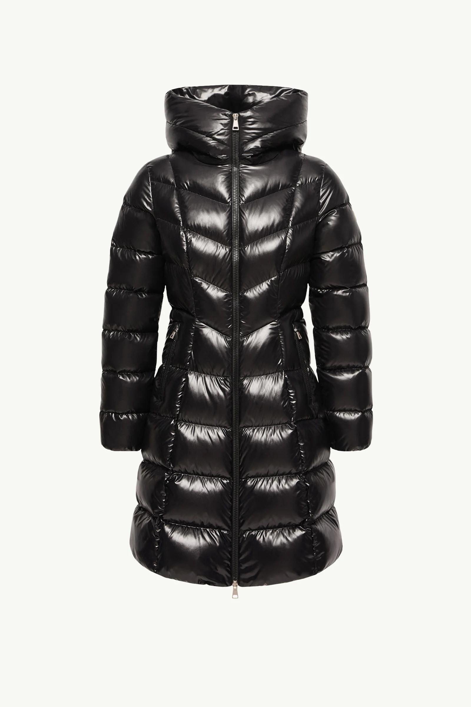 Marusse Hooded Mid-Length Down Jacket - 1