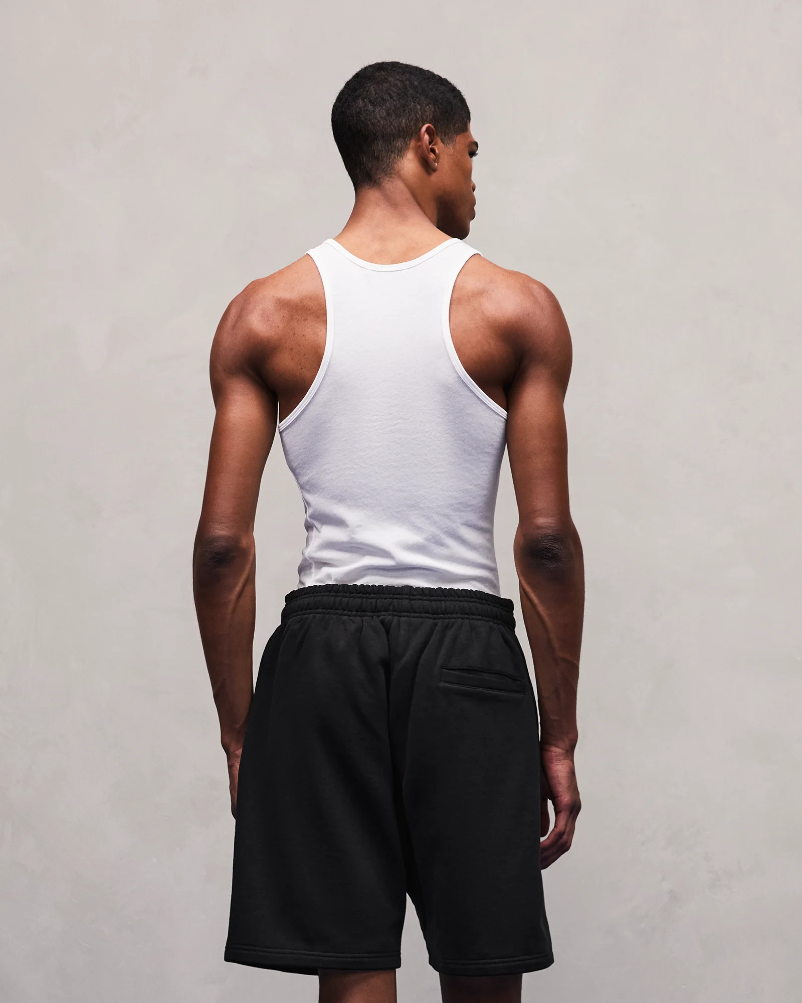 MUSCLE TANK TOP WHITE - 3