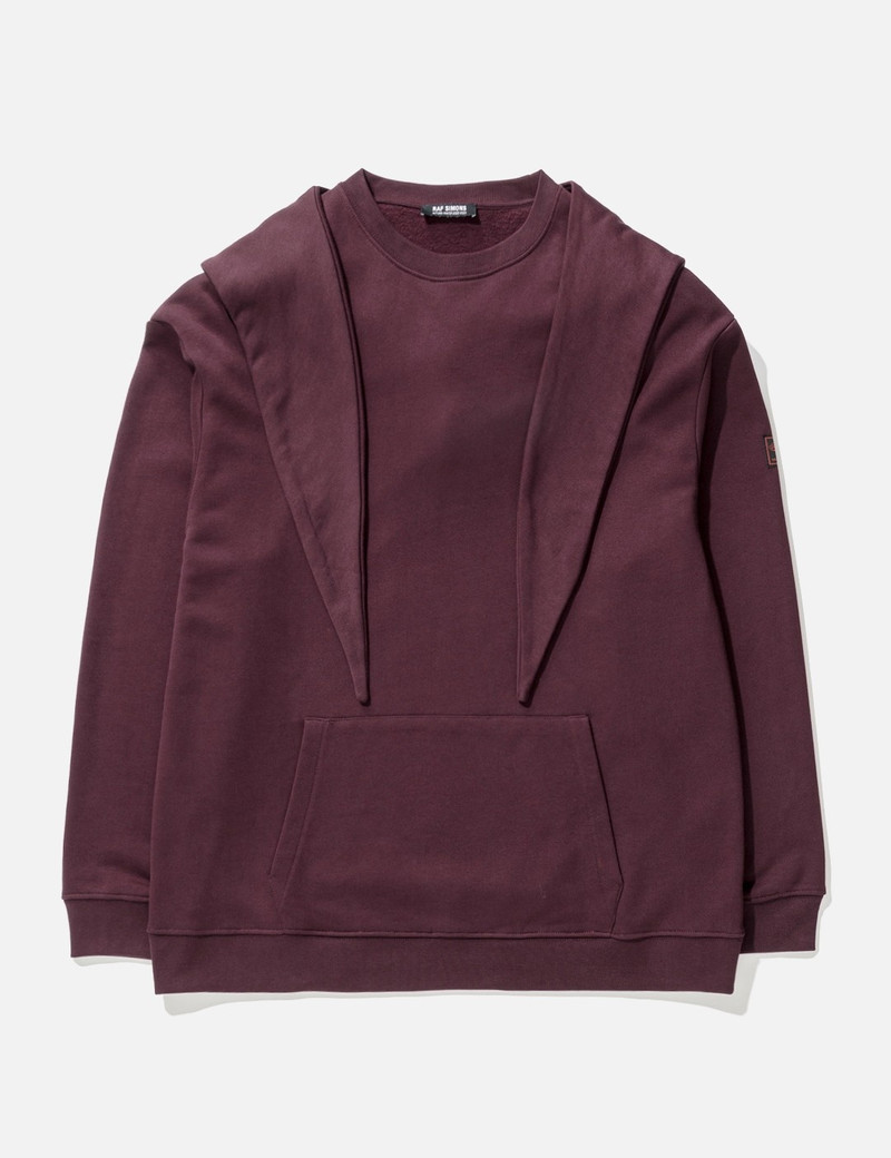 REGULAR FIT HOODIE WITH KNOT HOOD - 1
