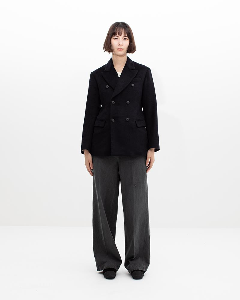 visvim SABRINA DB JKT (SILK) W BLACK outlook