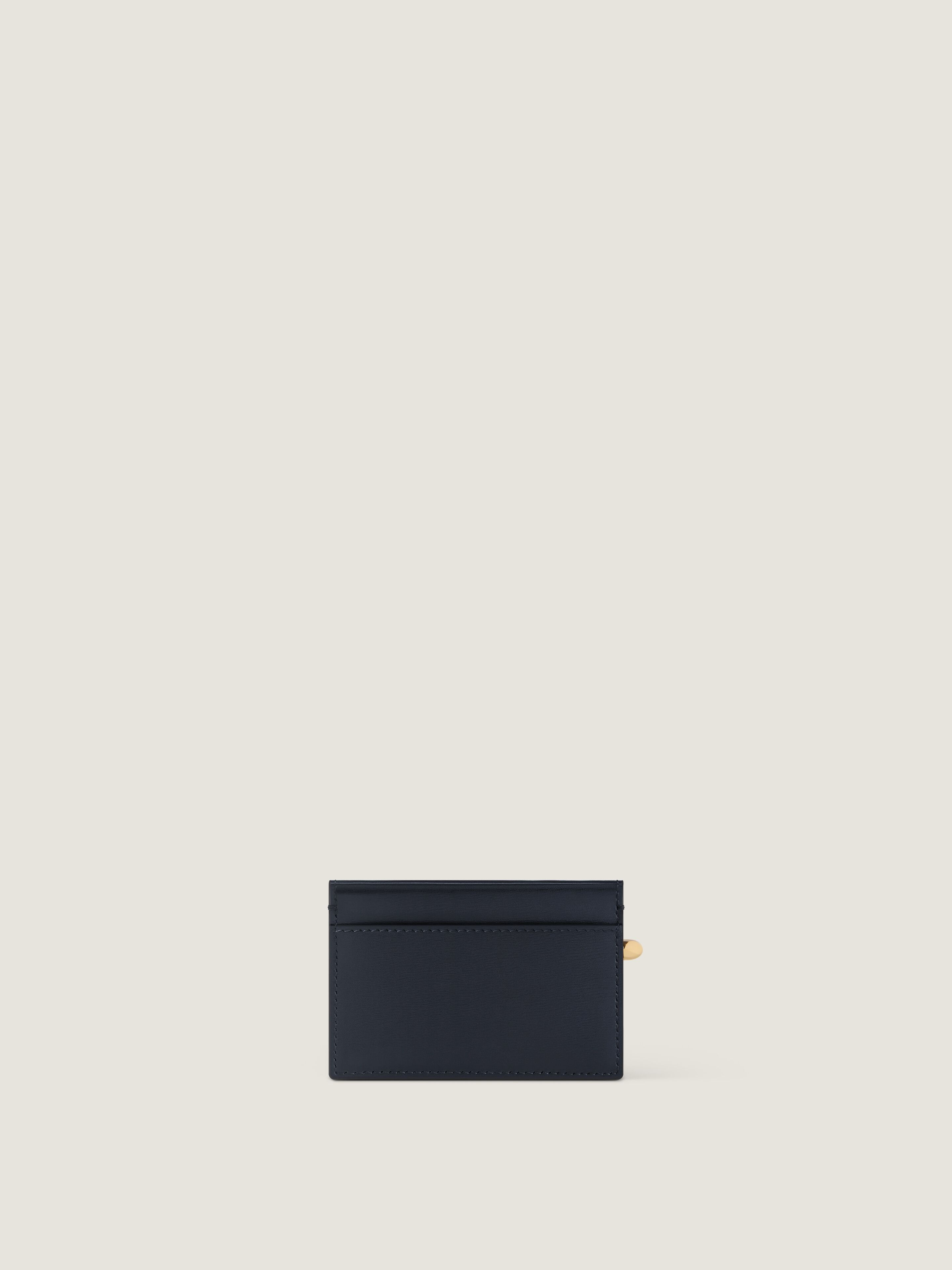 PINCH CARD HOLDER IN LEATHER - 2